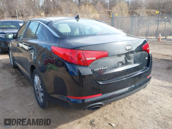 2013 Kia Optima LX with VIN 5XXGM4A77DG146177, listed as a IAAI auction lot 41769708 with 133,604 mi miles. Bid and sale history available at carsss.com. Image 3.