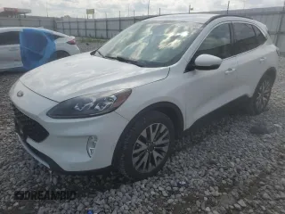 2020 Ford Escape Titanium с VIN 1FMCU9J92LUB15579, выставлен на аукционе Copart как лот 61200565 с пробегом 66 573 миль миль и Списание • Salvage title. История ставок и продаж доступна на DreamBid. Изображение 1.