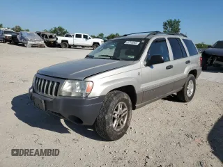 2004 Jeep Grand Cherokee Laredo with VIN 1J4GW48S34C307347, listed as a Copart auction lot 55749565 with Not provided miles and Salvage title. Bid and sale history available at DreamBid. Image 1.