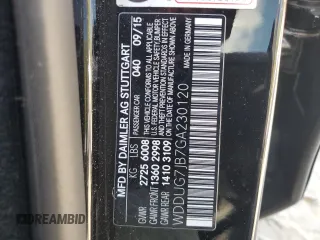 2016 Mercedes-Benz S-Class AMG S 63 with VIN WDDUG7JB7GA230120, listed as a Copart auction lot 70949214 with 112,697 mi miles and Salvage Title. Bid and sale history available at carsss.com. Image 14.