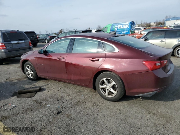 2016 Chevrolet Malibu LS with VIN 1G1ZB5ST9GF181945, listed as a Copart auction lot 41445315 with 97,318 mi miles and Clean Title. Bid and sale history available at carsss.com. Image 2.