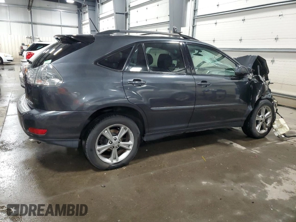 2006 Lexus RX 400h with VIN JTJHW31U160023748, listed as a Copart auction lot 85692744 with Not Provided miles and Salvage Title. Bid and sale history available at DreamBid. Image 3.