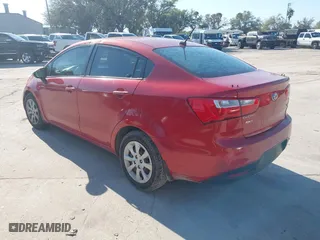 2013 Kia Rio LX with VIN KNADM4A34D6147931, listed as a IAAI auction lot 41638302 with 188,650 mi miles. Bid and sale history available at carsss.com. Image 3.