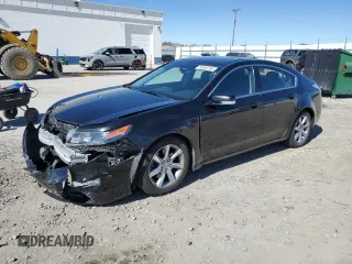 2012 Acura TL Tech Auto with VIN 19UUA8F51CA025313, listed as a Copart auction lot 50206155 with 162,860 mi miles and Salvage Title. Bid and sale history available at carsss.com. Image 1.
