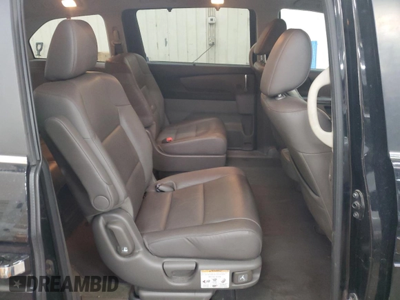 2015 Honda Odyssey EX-L with VIN 5FNRL5H62FB014772, listed as a Copart auction lot 55088925 with 144,152 mi miles and Salvage Title. Bid and sale history available at DreamBid. Image 11.
