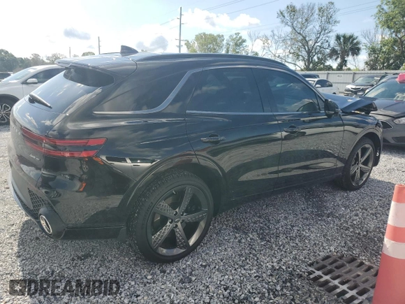 2025 Genesis GV70 Sport with VIN 5NMMCDTC0SH031404, listed as a Copart auction lot 56871775 with 1,687 mi miles and Salvage title. Bid and sale history available at DreamBid. Image 3.