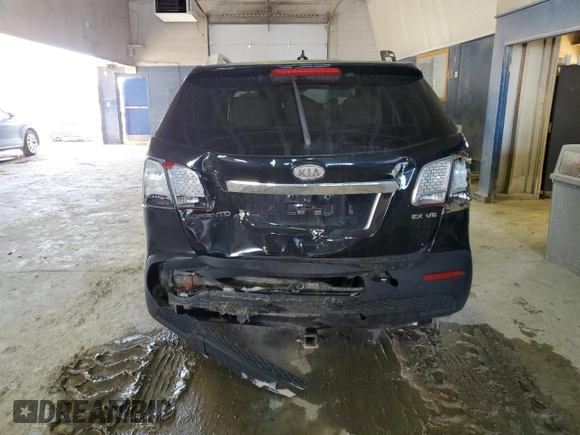 2011 Kia Sorento EX with VIN 5XYKU4A25BG103836, listed as a Copart auction lot 46044915 with 0 mi miles and Salvage Title. Bid and sale history available at carsss.com. Image 6.