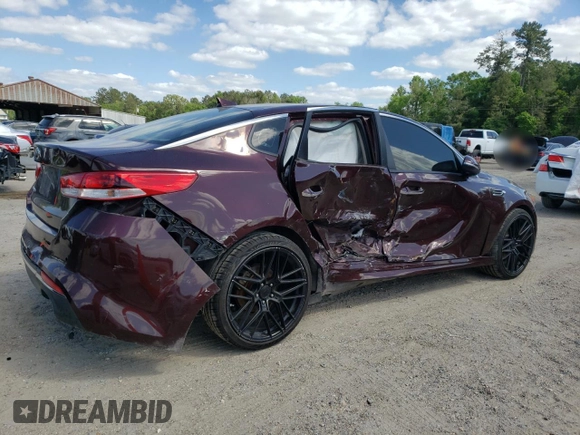 2018 Kia Optima LX with VIN 5XXGT4L35JG237750, listed as a Copart auction lot 52596245 with 89,892 mi miles and Salvage title. Bid and sale history available at DreamBid. Image 3.