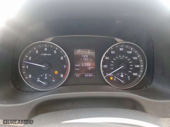 2017 Hyundai Elantra SE with VIN KMHD74LF2HU329464, listed as a Copart auction lot 51160945 with 66,382 mi miles and Salvage Title. Bid and sale history available at carsss.com. Image 9.