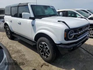 2024 Ford Bronco Outer Banks with VIN 1FMEE8BP9RLA03325, listed as a Copart auction lot 73739814 with Not Provided miles and Non Repairable. Bid and sale history available at DreamBid. Image 4.