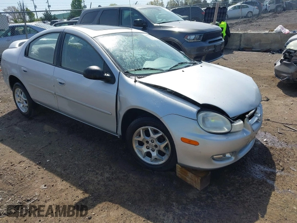 2002 Dodge Neon SXT with VIN 1B3ES56C02D591393, listed as a IAAI auction lot 42046266 with 81,783 mi miles. Bid and sale history available at carsss.com. Image 1.