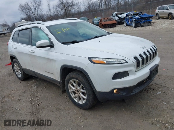 2015 Jeep Cherokee North with VIN 1C4PJMCS6FW564435, listed as a IAAI auction lot 41992440 with 166,048 mi miles. Bid and sale history available at carsss.com. Image 1.