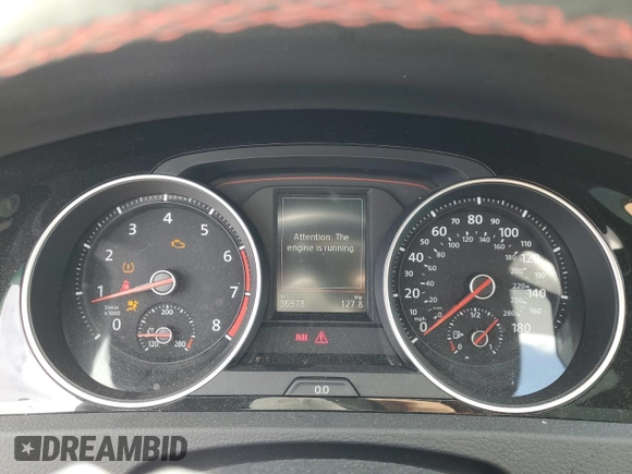 2019 Volkswagen Golf GTI S with VIN 3VW5T7AU2KM023770, listed as a Copart auction lot 69821274 with 36,978 mi miles and Salvage Title. Bid and sale history available at carsss.com. Image 9.