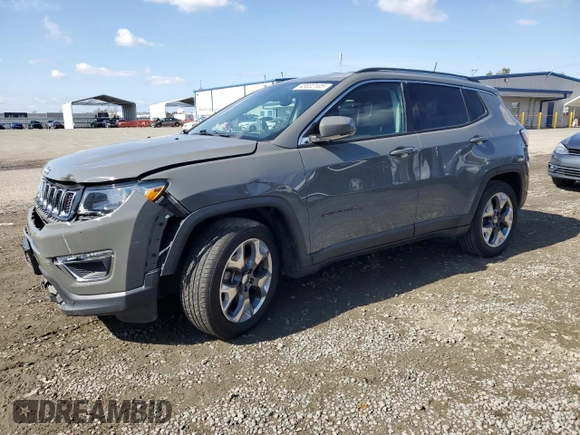 2021 Jeep Compass Limited with VIN 3C4NJCCB5MT559344, listed as a Copart auction lot 43022105 with 78,274 mi miles and Salvage Title. Bid and sale history available at carsss.com. Image 1.