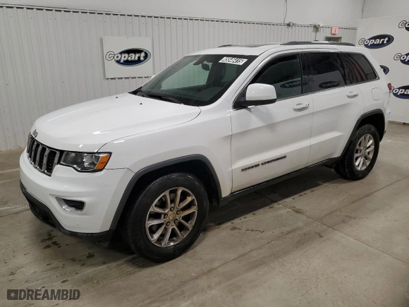 2021 Jeep Grand Cherokee Laredo X with VIN 1C4RJEAG8MC719238, listed as a Copart auction lot 45546415 with 167,302 mi miles and Clean Title. Bid and sale history available at carsss.com. Image 1.