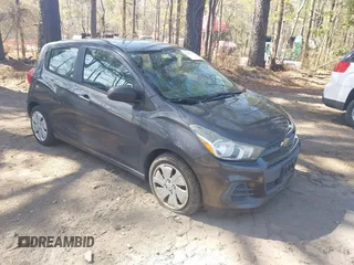 2016 Chevrolet Spark LS with VIN KL8CB6SA2GC567778, listed as a IAAI auction lot 41929334 with 143,513 mi miles. Bid and sale history available at carsss.com. Image 1.
