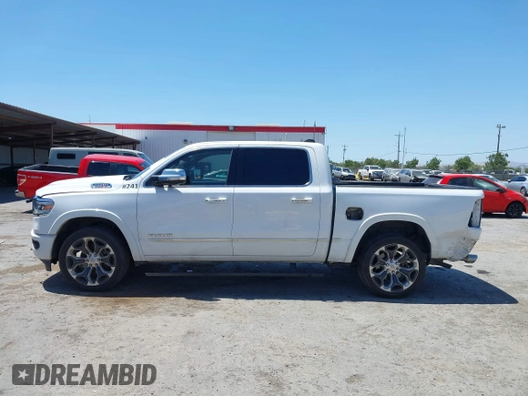 2020 Ram 1500 Limited with VIN 1C6SRFHM9LN225475, listed as a IAAI auction lot 42353156 with 195,185 mi miles and . Bid and sale history available at DreamBid. Image 15.