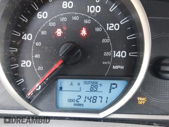 2014 Toyota RAV4 LE with VIN JTMZFREVXED034316, listed as a IAAI auction lot 42610135 with 214,871 mi miles and . Bid and sale history available at DreamBid. Image 16.