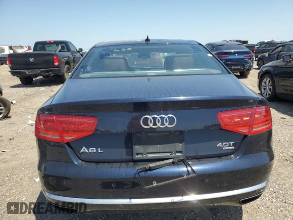 2014 Audi A8 4.0T with VIN WAUR2AFD6EN002571, listed as a Copart auction lot 52285445 with 164,521 mi miles and Clean Title. Bid and sale history available at DreamBid. Image 7.