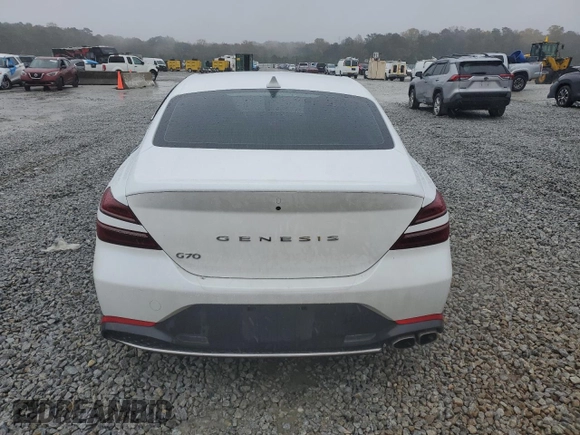2023 Genesis G70 2.0T with VIN KMTG34TA5PU134136, listed as a Copart auction lot 80513584 with 12,567 mi miles and Salvage Title. Bid and sale history available at DreamBid. Image 6.