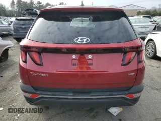 2024 Hyundai Tucson SEL with VIN 5NMJBCDE3RH410732, listed as a Copart auction lot 45792445 with 6,995 mi miles and Salvage Title. Bid and sale history available at carsss.com. Image 6.