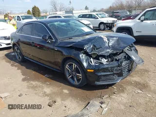2018 Audi A4 Premium Plus with VIN WAUENAF45JN020317, listed as a IAAI auction lot 41804170 with 41,849 mi miles. Bid and sale history available at carsss.com. Image 1.