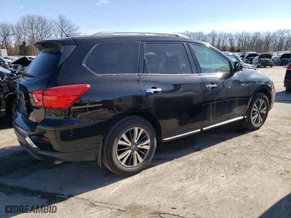 2017 Nissan Pathfinder SL with VIN 5N1DR2MN4HC669421, listed as a Copart auction lot 42786054 with 56,585 mi miles and Salvage Title. Bid and sale history available at carsss.com. Image 3.