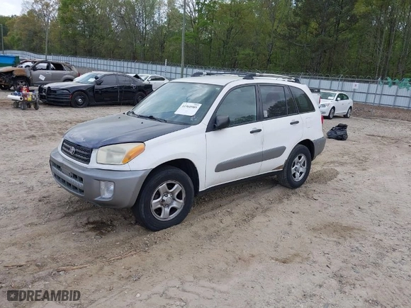 2003 Toyota RAV4 with VIN JTEGH20V330094437, listed as a IAAI auction lot 41960989 with 195,887 mi miles. Bid and sale history available at carsss.com. Image 2.