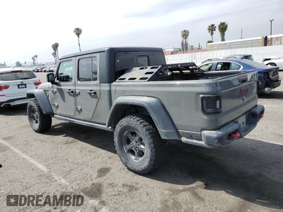 2022 Jeep Gladiator Rubicon with VIN 1C6JJTBG5NL149501, listed as a Copart auction lot 53029565 with 46,151 mi miles and Salvage title. Bid and sale history available at DreamBid. Image 2.