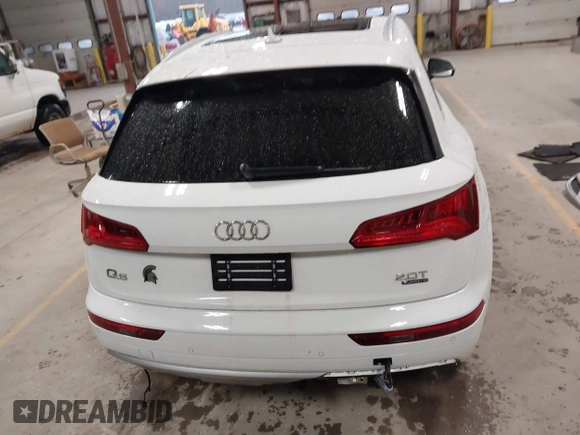2018 Audi Q5 Premium Plus with VIN WA1BNAFY3J2236543, listed as a IAAI auction lot 41936777 with 86,994 mi miles. Bid and sale history available at carsss.com. Image 17.