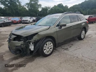 2018 Subaru Outback Premium with VIN 4S4BSAFC2J3250085, listed as a Copart auction lot 62555105 with 124,083 mi miles and Salvage title. Bid and sale history available at DreamBid. Image 1.