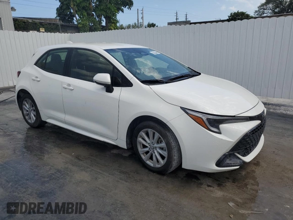 2024 Toyota Corolla Hatchback SE with VIN JTND4MBE4R3216513, listed as a Copart auction lot 51041975 with 23,284 mi miles and Clean Title. Bid and sale history available at carsss.com. Image 4.