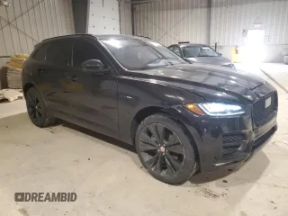 2019 Jaguar F-Pace 30t R-Sport with VIN SADCL2GX8KA605890, listed as a Copart auction lot 51619804 with 39,205 mi miles and Salvage title. Bid and sale history available at DreamBid. Image 4.