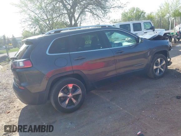 2019 Jeep Cherokee Limited z VIN 1C4PJMDX2KD463523, wystawiony jako IAAI lot #42276206 z przebiegiem 56 542 mil mil oraz . Historia ofert i sprzedaży dostępna na DreamBid. Obrazek 4.