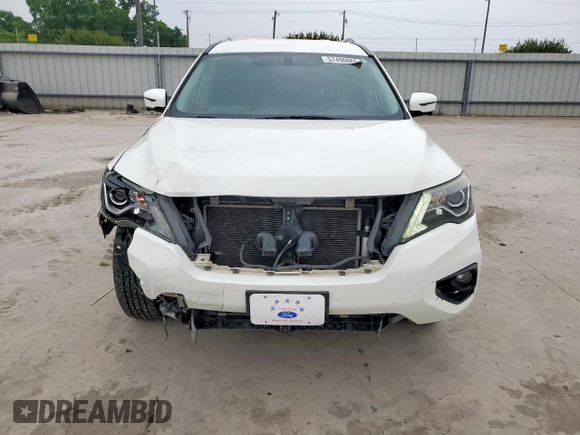 2017 Nissan Pathfinder Platinum с VIN 5N1DR2MN7HC635960, выставлен на аукционе Copart как лот 57490065 с пробегом 106 435 миль миль и Списание • Salvage title. История ставок и продаж доступна на DreamBid. Изображение 5.