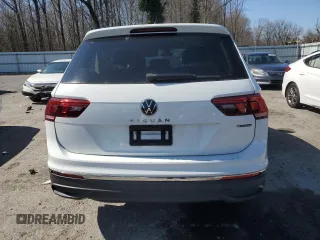 2022 Volkswagen Tiguan S with VIN 3VV0B7AX6NM012996, listed as a Copart auction lot 48485275 with 51,145 mi miles and Clean title. Bid and sale history available at DreamBid. Image 6.