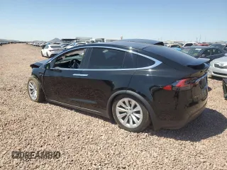 2016 Tesla Model X 70D with VIN 5YJXCBE22GF025585, listed as a Copart auction lot 52363755 with 141,607 mi miles and Salvage Title. Bid and sale history available at DreamBid. Image 2.