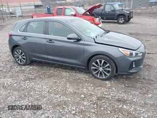 2018 Hyundai Elantra GT with VIN KMHH35LE3JU078597, listed as a IAAI auction lot 41966478 with 62,880 mi miles. Bid and sale history available at carsss.com. Image 1.