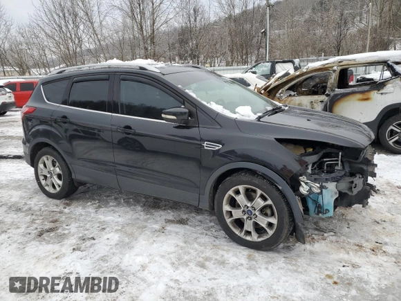 2015 Ford Escape Titanium with VIN 1FMCU9J99FUB17897, listed as a Copart auction lot 88105025 with 112,936 mi miles and Salvage Title. Bid and sale history available at carsss.com. Image 4.