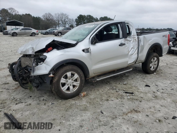 2019 Ford Ranger XL with VIN 1FTER1FH1KLB05050, listed as a Copart auction lot 43399975 with 44,349 mi miles and Salvage Title. Bid and sale history available at DreamBid. Image 1.