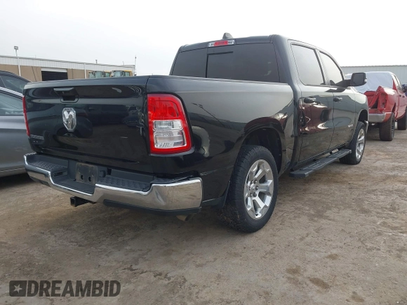 2022 Ram 1500 Lone Star with VIN 1C6RREFG1NN253599, listed as a IAAI auction lot 42065945 with 43,726 mi miles and . Bid and sale history available at DreamBid. Image 4.