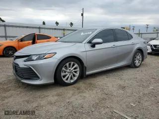2023 Toyota Camry LE with VIN 4T1C11AKXPU083466, listed as a Copart auction lot 52037625 with 35,865 mi miles and Salvage Title. Bid and sale history available at carsss.com. Image 1.