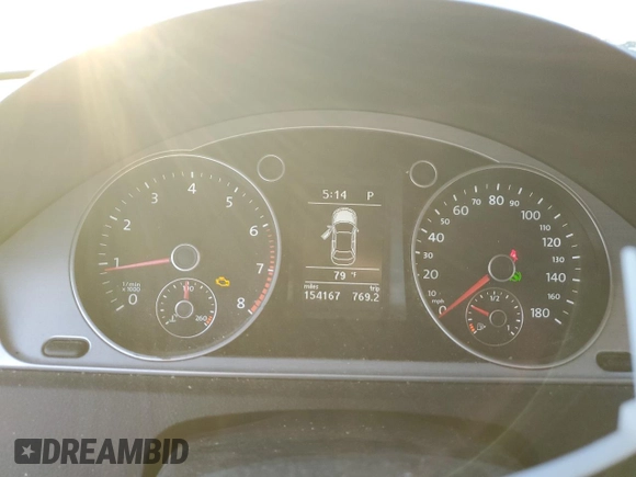 2013 Volkswagen CC R-Line with VIN WVWBP7AN3DE501187, listed as a Copart auction lot 78844874 with 154,167 mi miles and Clean Title. Bid and sale history available at DreamBid. Image 9.