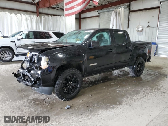 2022 GMC Canyon 4WD Elevation with VIN 1GTG6CEN6N1328589, listed as a Copart auction lot 51045555 with 21,565 mi miles and Salvage Title. Bid and sale history available at carsss.com. Image 1.