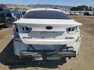 2015 Kia Optima Hybrid EX with VIN KNAGN4AD3F5087765, listed as a Copart auction lot 73155834 with 195,098 mi miles and Salvage Title. Bid and sale history available at carsss.com. Image 6.