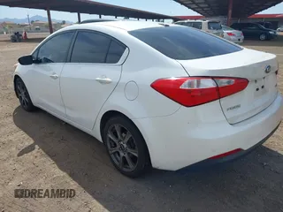 2014 Kia Forte EX with VIN KNAFX4A89E5232153, listed as a IAAI auction lot 41902512 with 133,978 mi miles. Bid and sale history available at carsss.com. Image 3.
