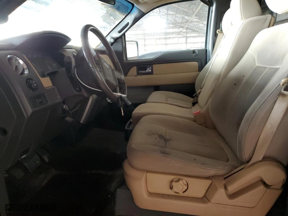 2014 Ford F-150 XL with VIN 1FTMF1EM6EKF47190, listed as a Copart auction lot 44545325 with 55,722 mi miles and Salvage Title. Bid and sale history available at carsss.com. Image 7.