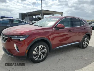 2021 Buick Envision Essence with VIN LRBFZNR40MD103919, listed as a Copart auction lot 53976415 with 27,929 mi miles and Salvage Title. Bid and sale history available at carsss.com. Image 1.