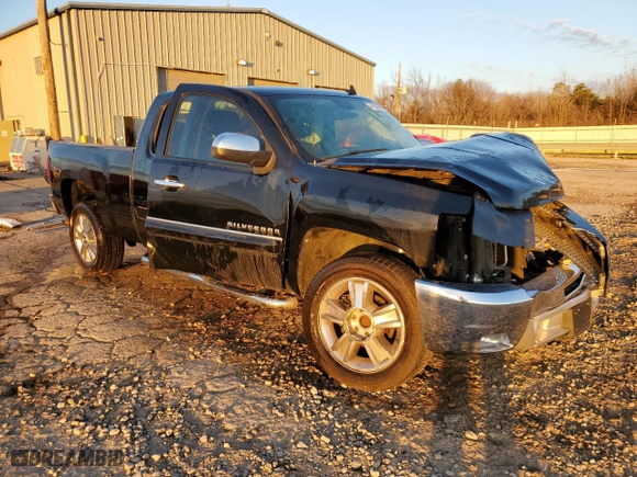2012 Chevrolet Silverado 1500 LT with VIN 1GCRCSE01CZ140416, listed as a Copart auction lot 41526665 with 0 mi miles and Salvage Title. Bid and sale history available at carsss.com. Image 4.