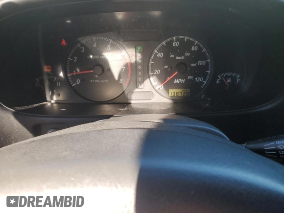 2001 Isuzu Rodeo S with VIN 4S2CK58W514310849, listed as a Copart auction lot 89221945 with 138,720 mi miles and Salvage title. Bid and sale history available at DreamBid. Image 9.